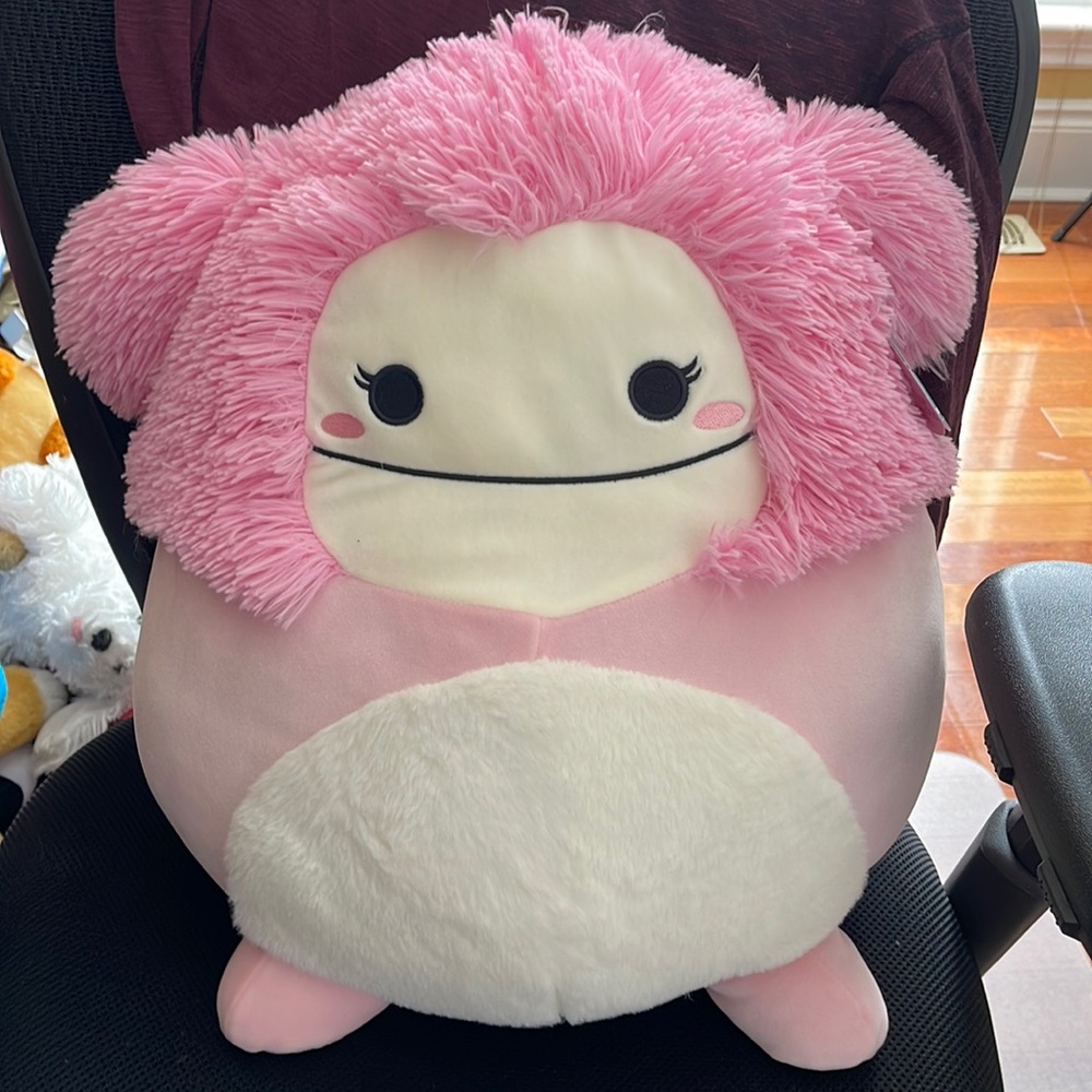 Squishmallowa Brina the big foot I have two brand new with tags